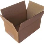 Caixas de papelão em 01 ondulação